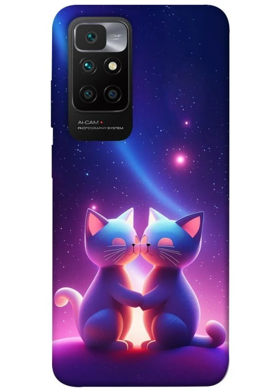 Чехол с принтом для Xiaomi Redmi 10 / для Ксяоми, сяоми, ксиомы редми 10 Космокоты No Brand (338599363)