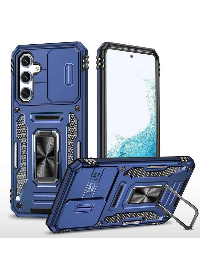 Ударопрочный чехол Square Ring c шторкой на камеру для Samsung Galaxy A56 5G Epik (342396967)