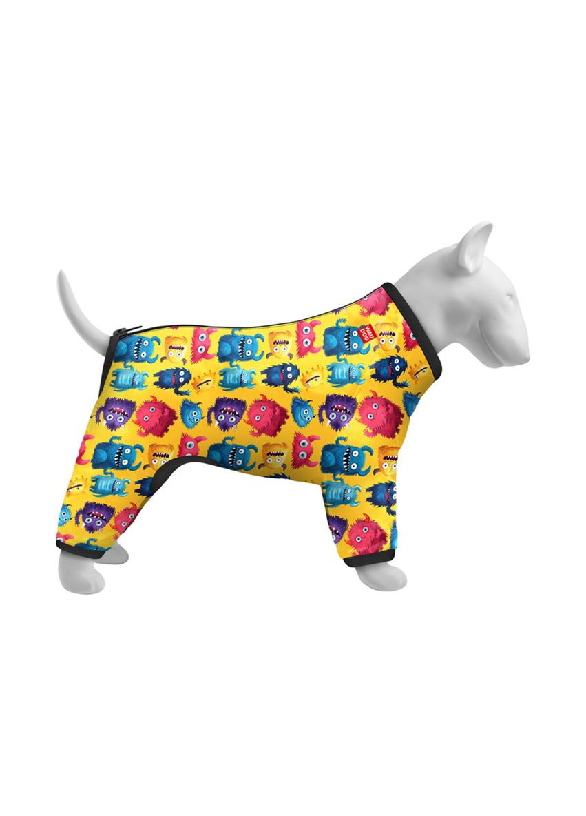 Ветровка для собак Clothes, рисунок "Мохнатые монстры", XS22, В 30-34 см, С 19-21 см WAUDOG (322641566)