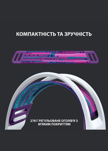 Гарнитура G733 White (981-000883) Logitech (336958390)