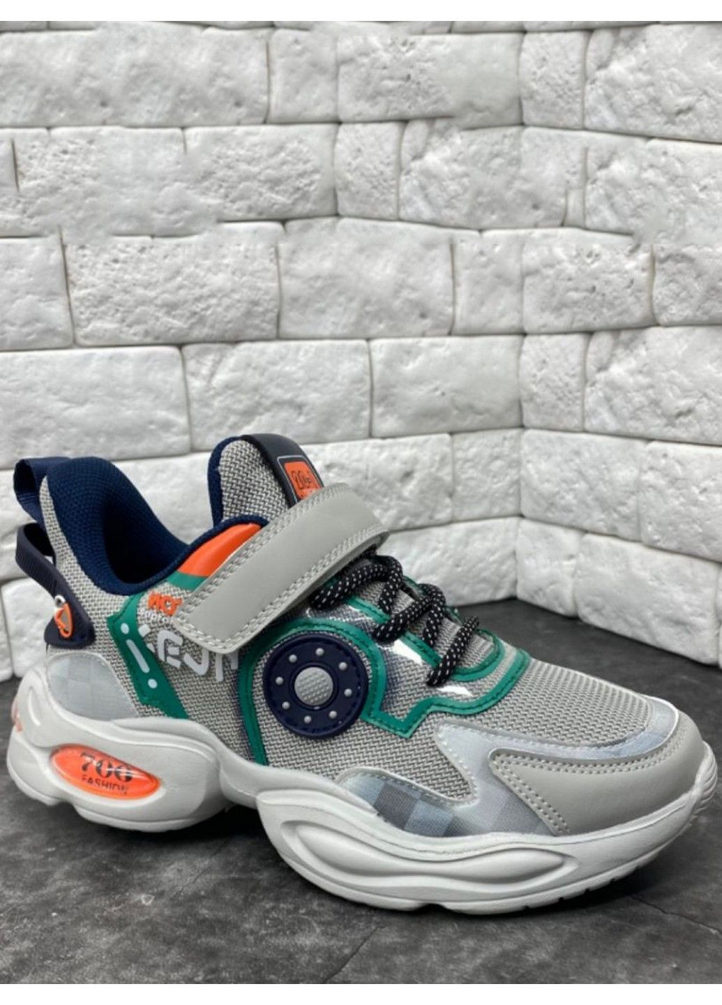 Светло-серые всесезонные текстильные кроссовки bp10524-8 Jong Golf