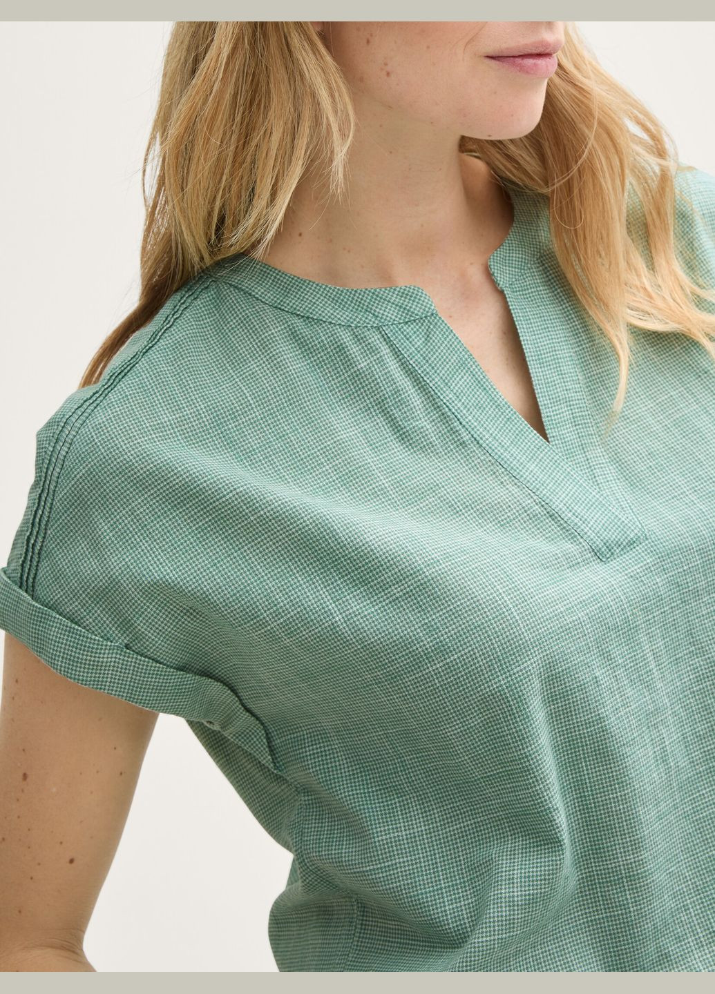 Зелена блуза Tom Tailor