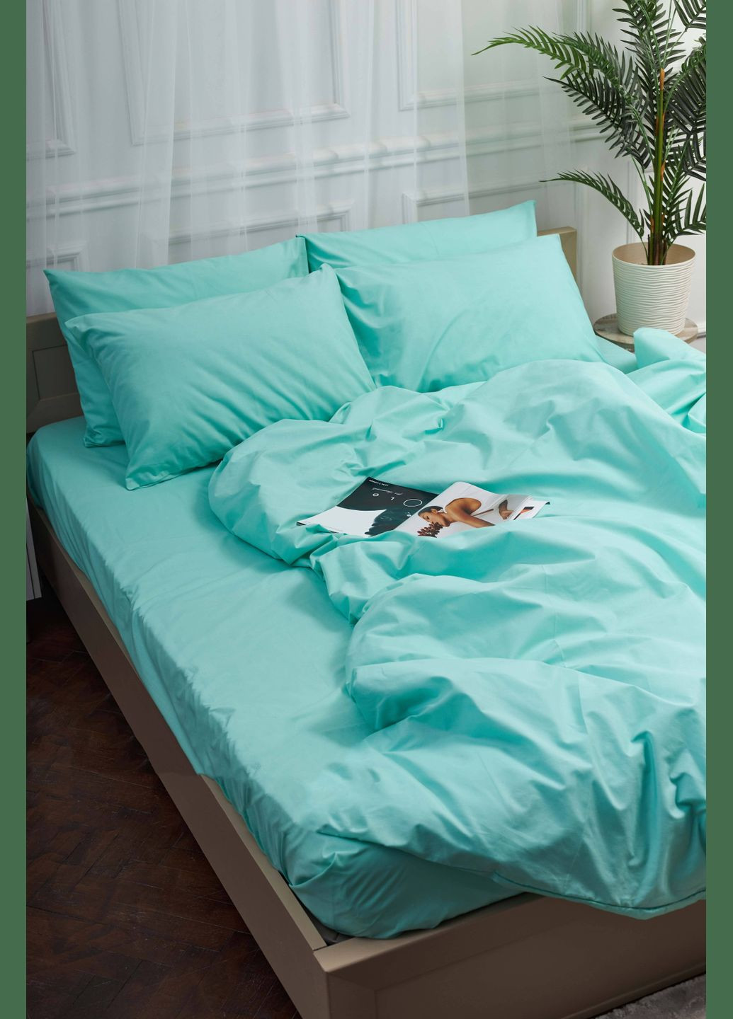 Комплект постельного белья евро 200х220 наволочки 4х70х70 Бязь Gold Люкс (MS-820001196) Moon&Star Mind (285718051)