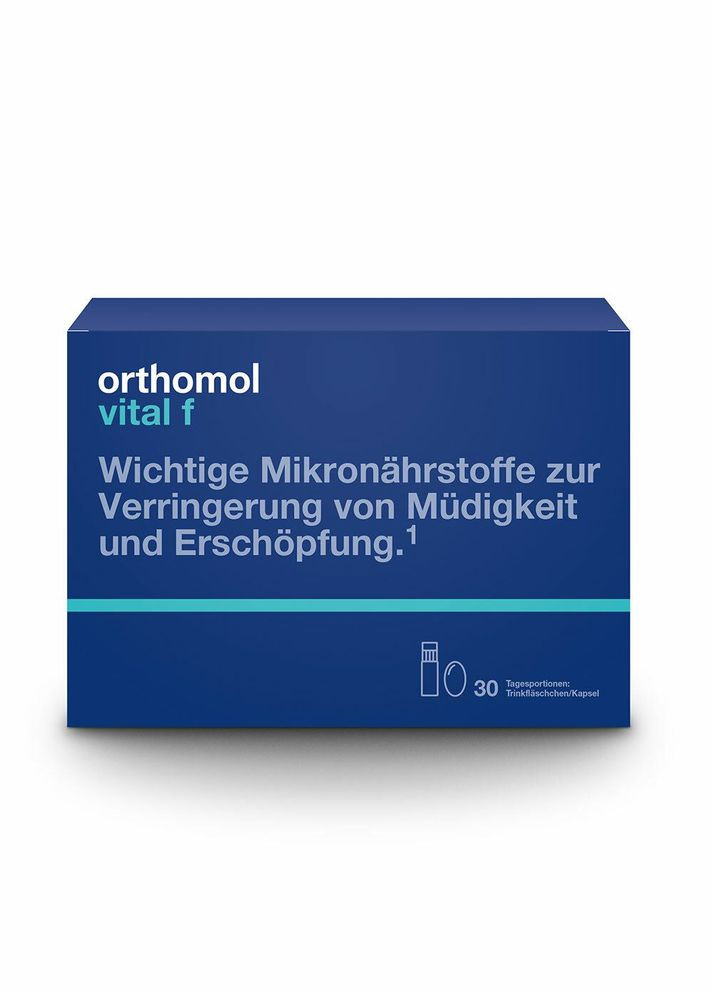 Вітаміни для жінок Vital F (питна суспензія та капсули) курс на 30 днів Orthomol (280265858)