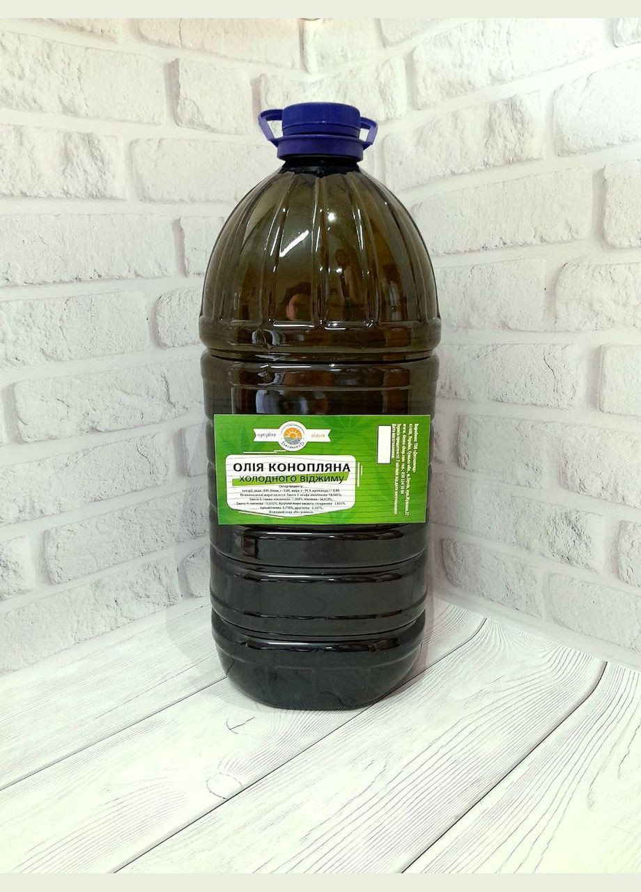 Конопляна олія холодного віджиму 5 л Десналенд (312546155)