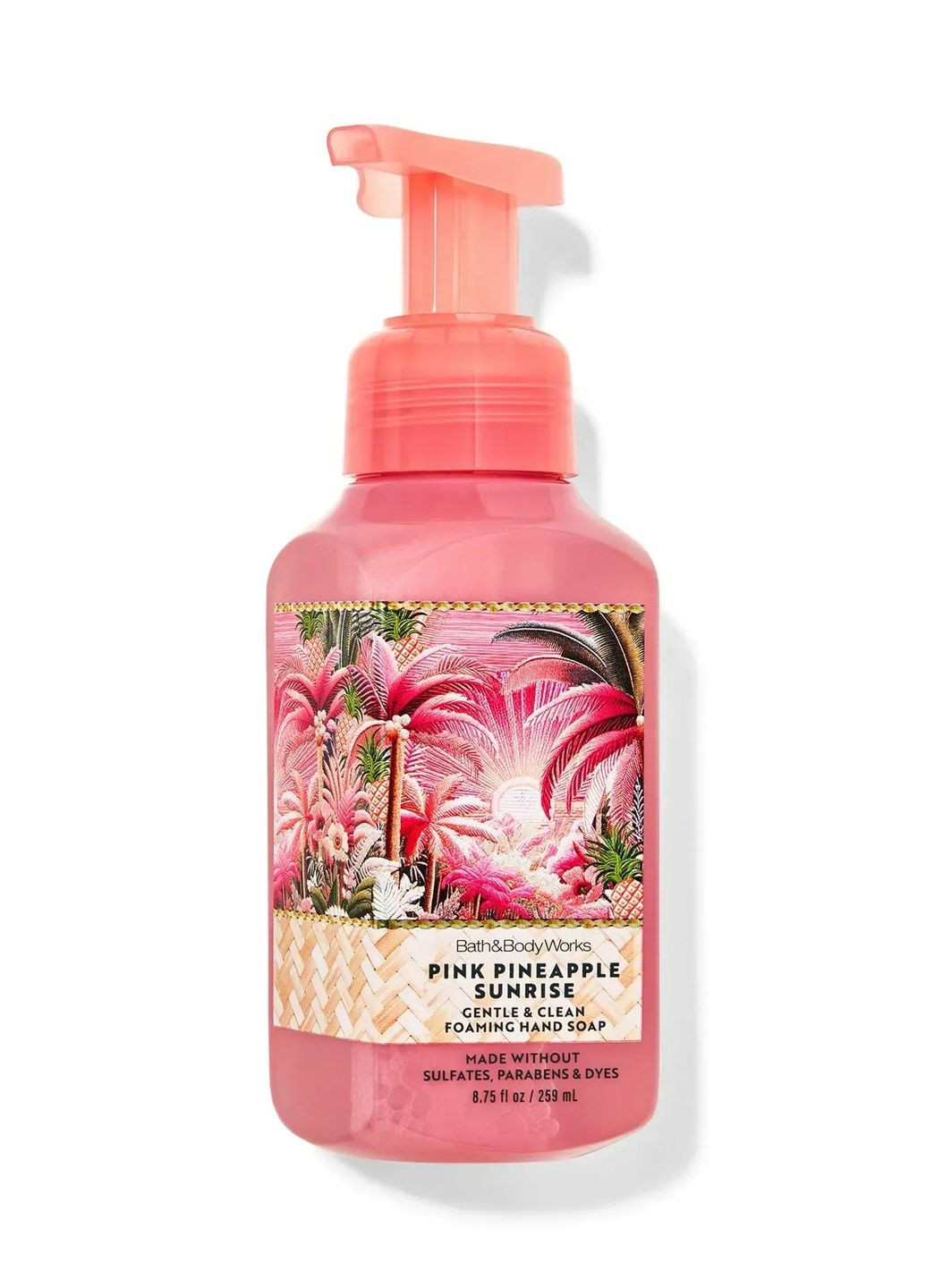Жидкое мыло – пена для рук Pink Pineapple Sunrise Bath & Body Works (329742255)