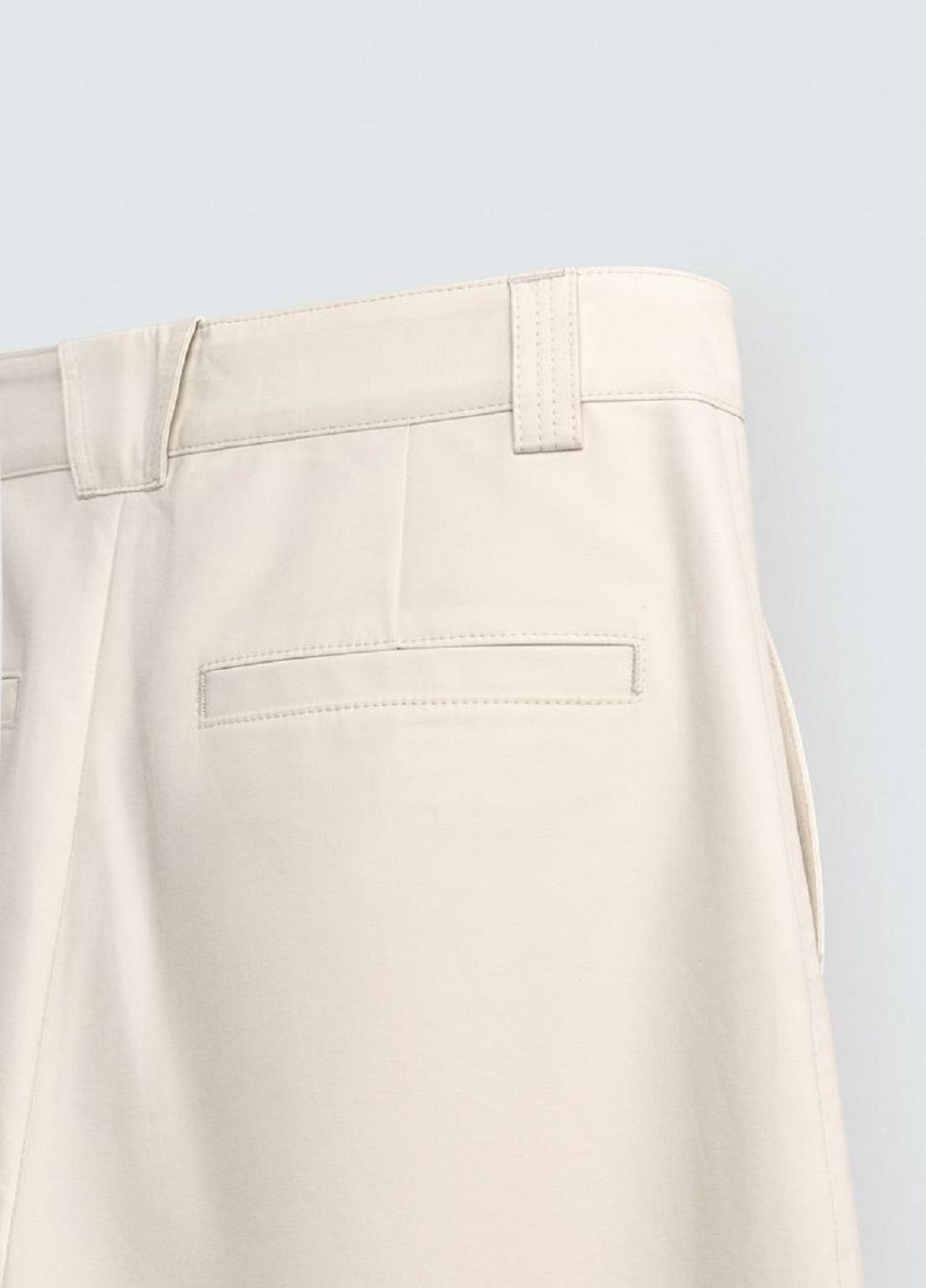 Светло-бежевые повседневный демисезонные брюки Zara