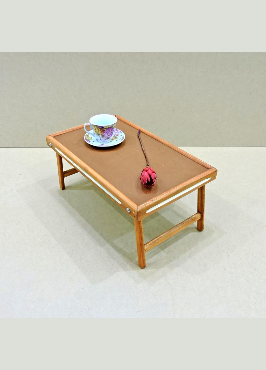 Столик-піднос для сніданку з дерева Даллас амаретто (СТП-000336) No Brand (327846354)