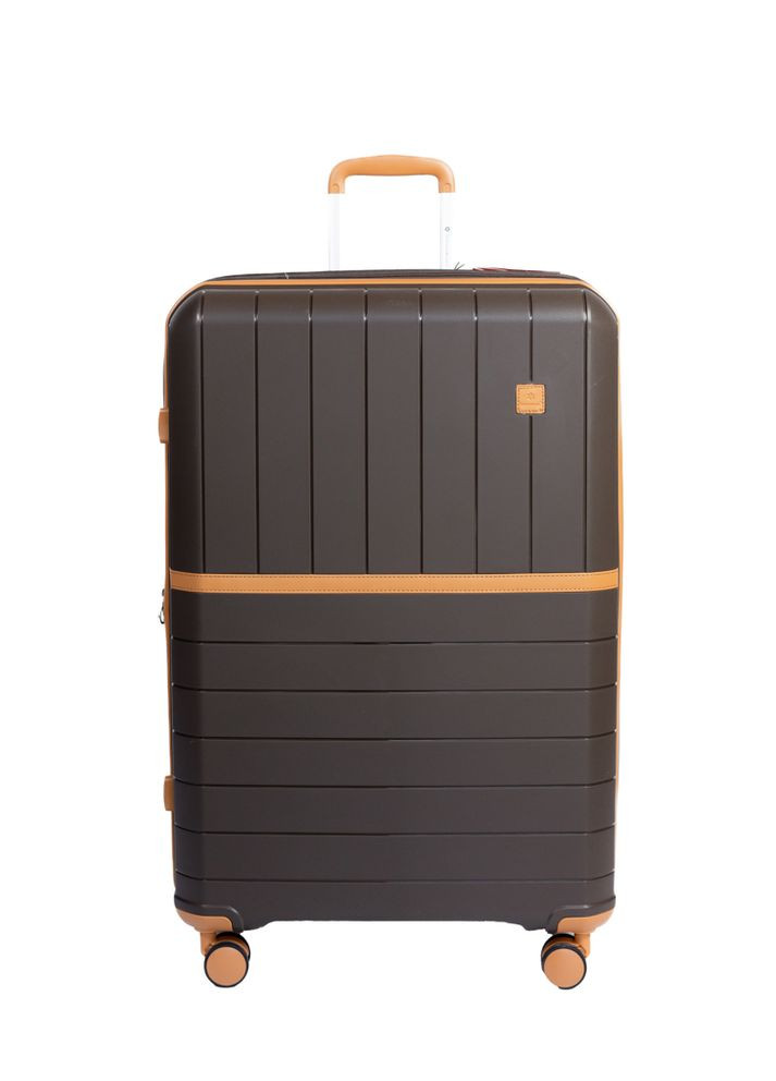 Чемодан большой L 49403 полипропилен Коричневый Snowball (297644145)