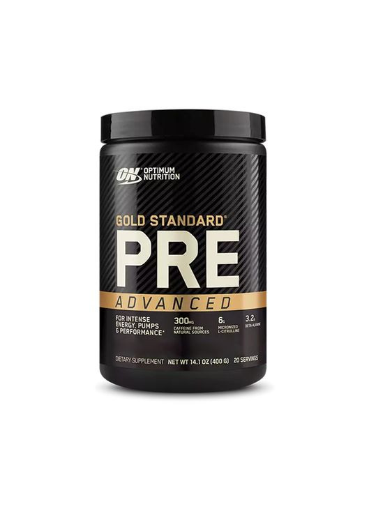 Передтренувальний комплекс Gold Standard Pre-Advance, 400 грам - Полунично-манговий дайкірі Optimum Nutrition (334706702)