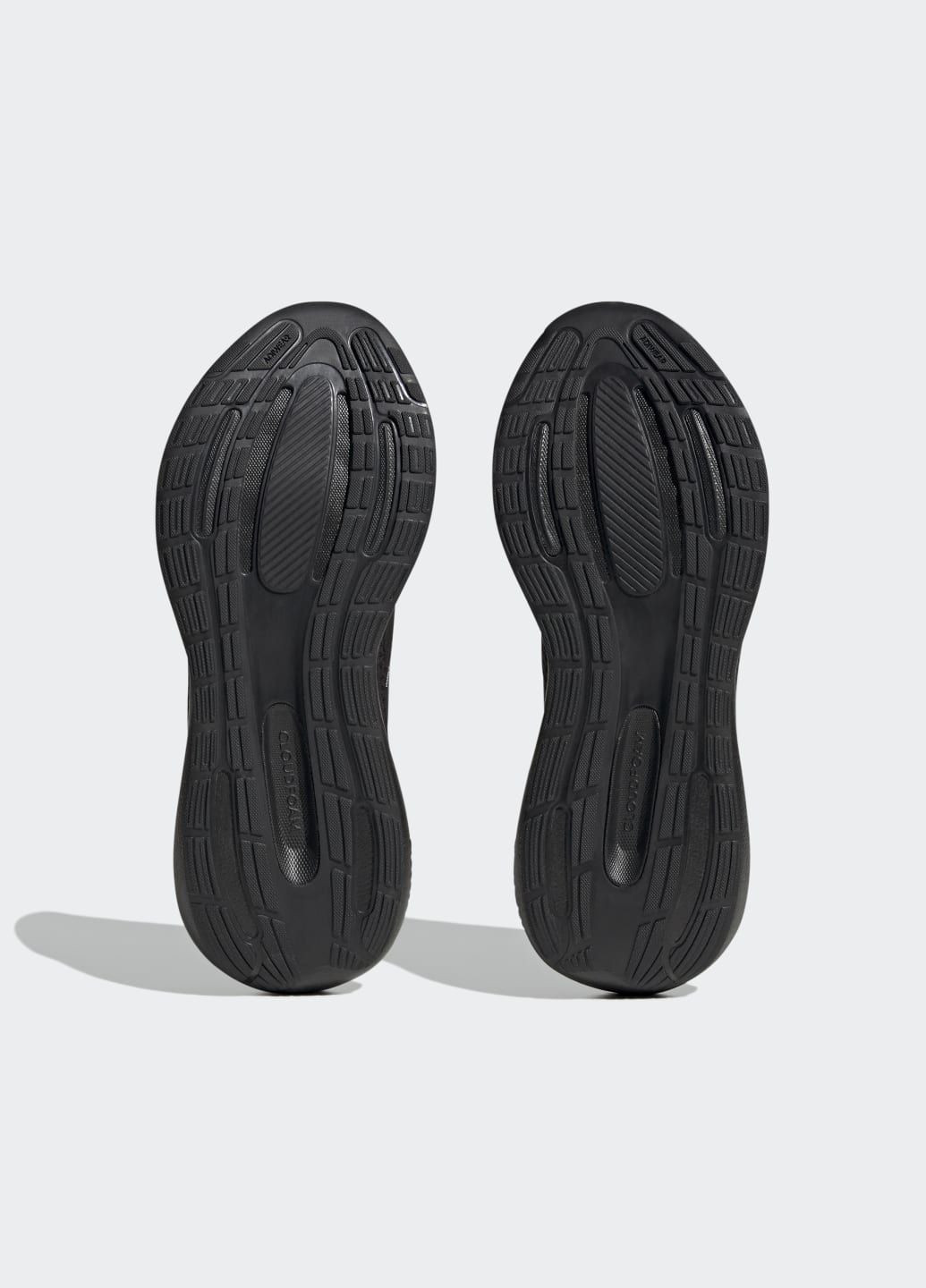 Кроссовки Runfalcon 3 adidas чёрные всесезоны (305843372)