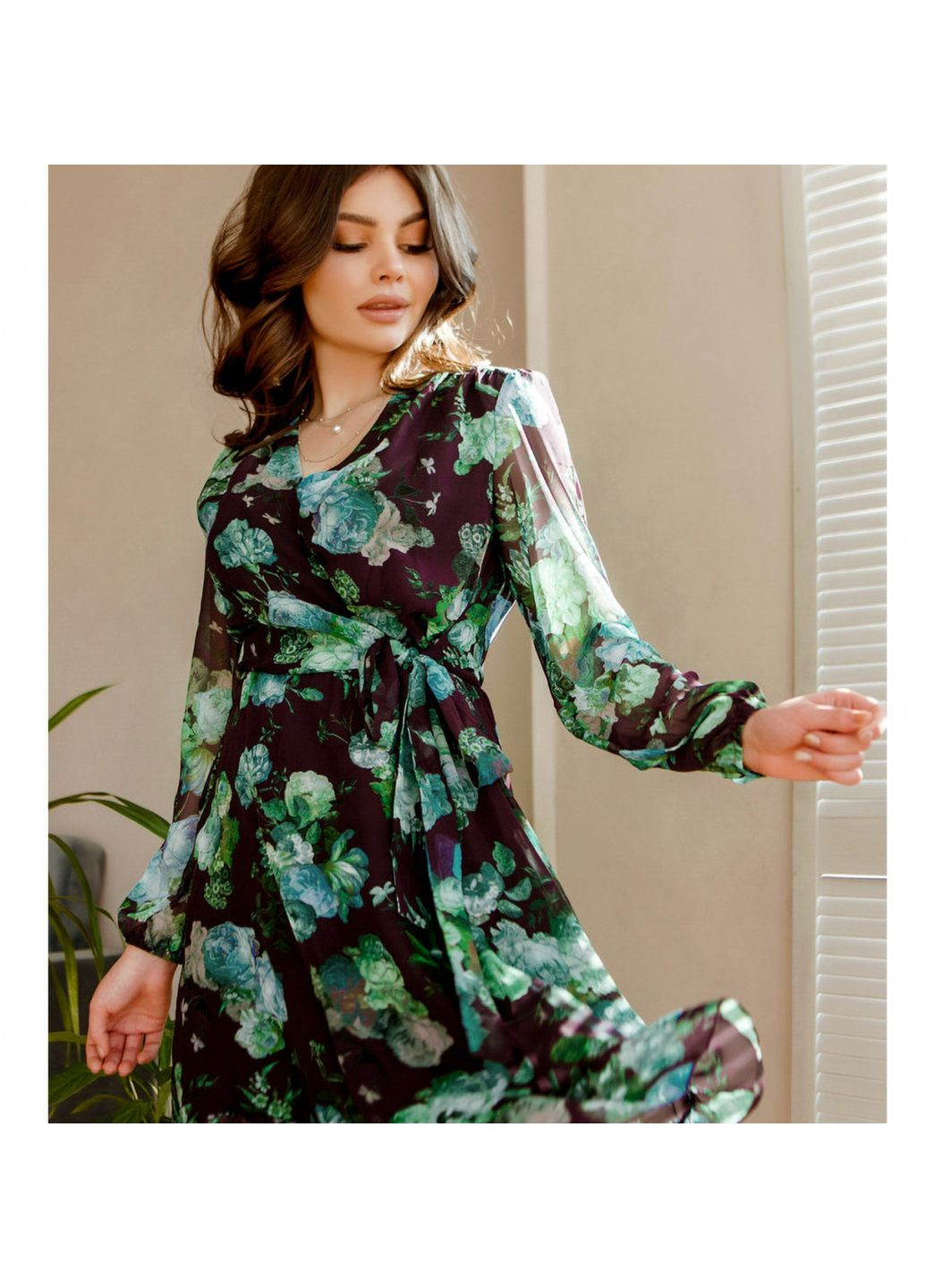 Зеленое платье Liton