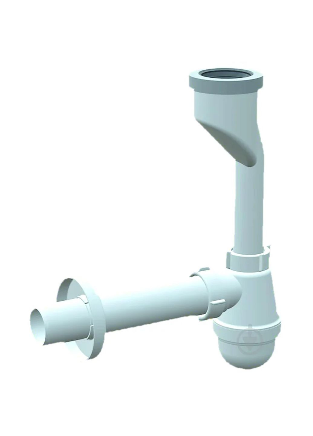 Сифон для писсуара с трубкой 40/32*200, розетками 32 и 40 OPTI-19708 optimum (369502728)