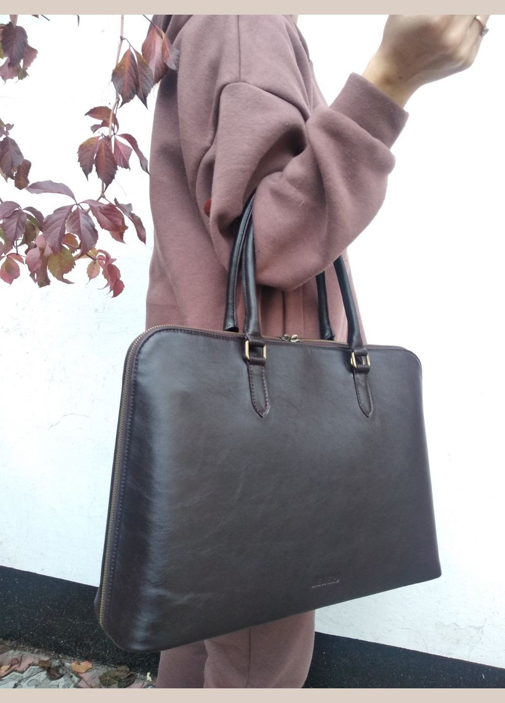 Жіноча шкіряна сумка для ноутбука N2022GC Newery (303830640)