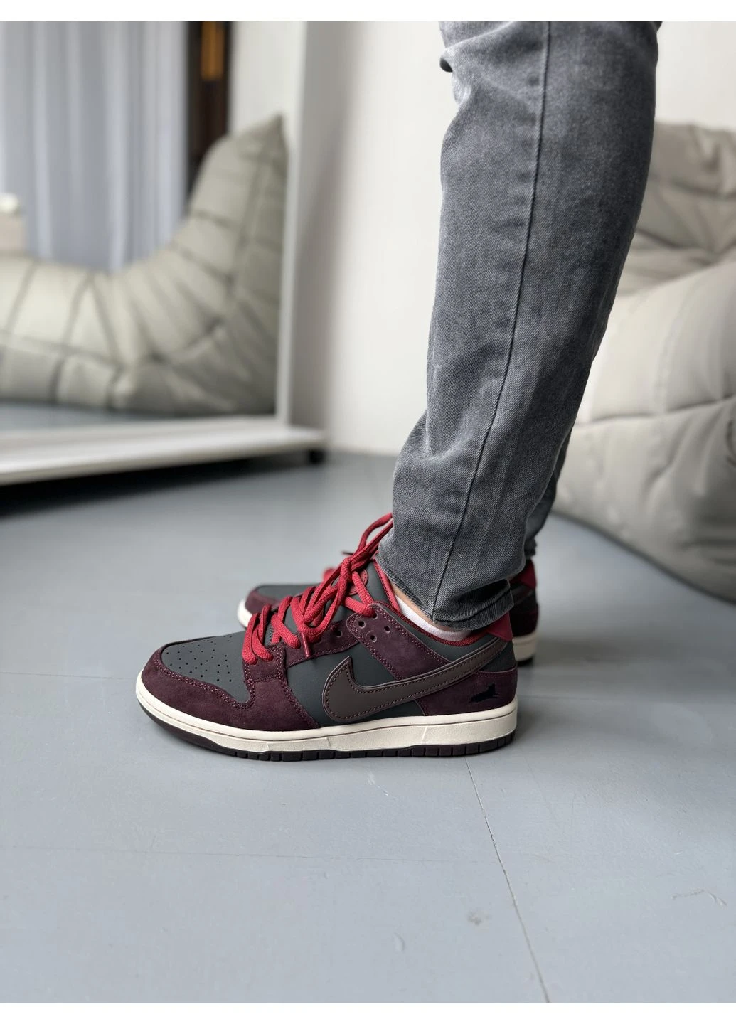 Комбіновані літні кросівки nike sb dunk low x riot skateshop найк сб данк No Brand