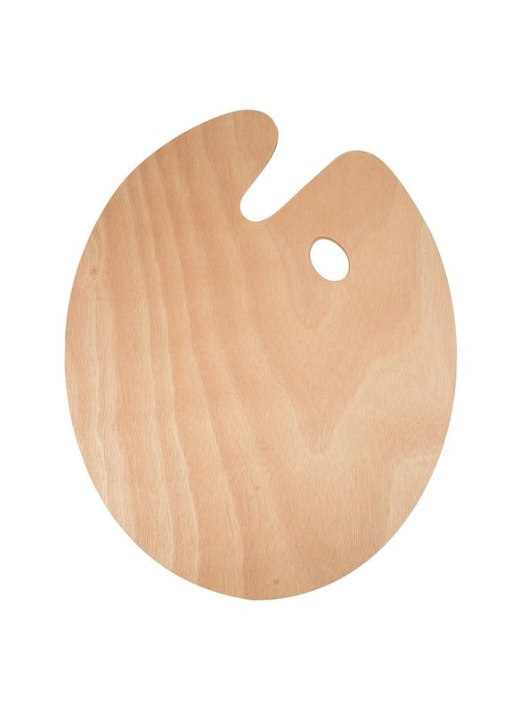 Палітра дерев`яна овальна 20 х 30 см Worison (322650434)