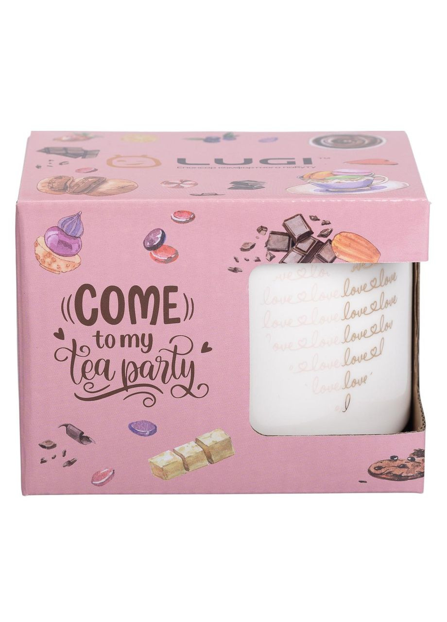 Кружка порцелянова 350 (мл) для кави та чаю Біла RX-N240126W Liling Rongxiang Ceramic (369143027)