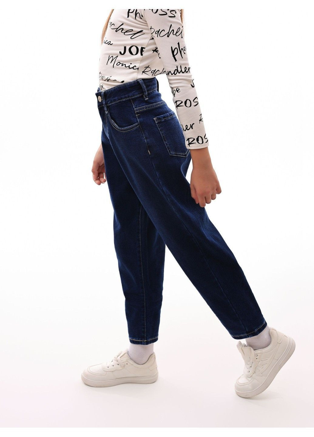 Синие демисезонные джинсы для девочки подростка RELUCKY