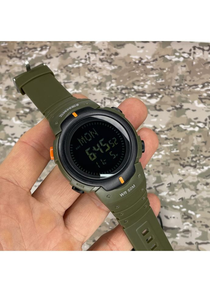 Годинник Military Smart Watch з компасом для активних чоловіків з секундоміром та підсвічуванням ProDobro (367266741)