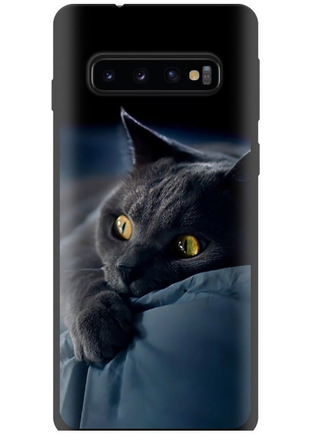 TPU чохол 'Димчастий кіт' для Endorphone Samsung Galaxy S10 (265226003)