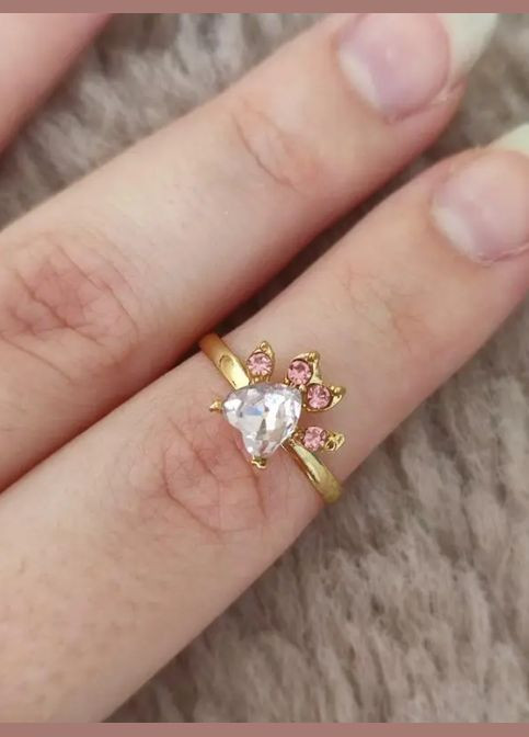 Милое кольцо "лапка", колечко, кольцо с лапкой, серебро, украшение, подарок, кольца Fashion Jewelry (339870328)