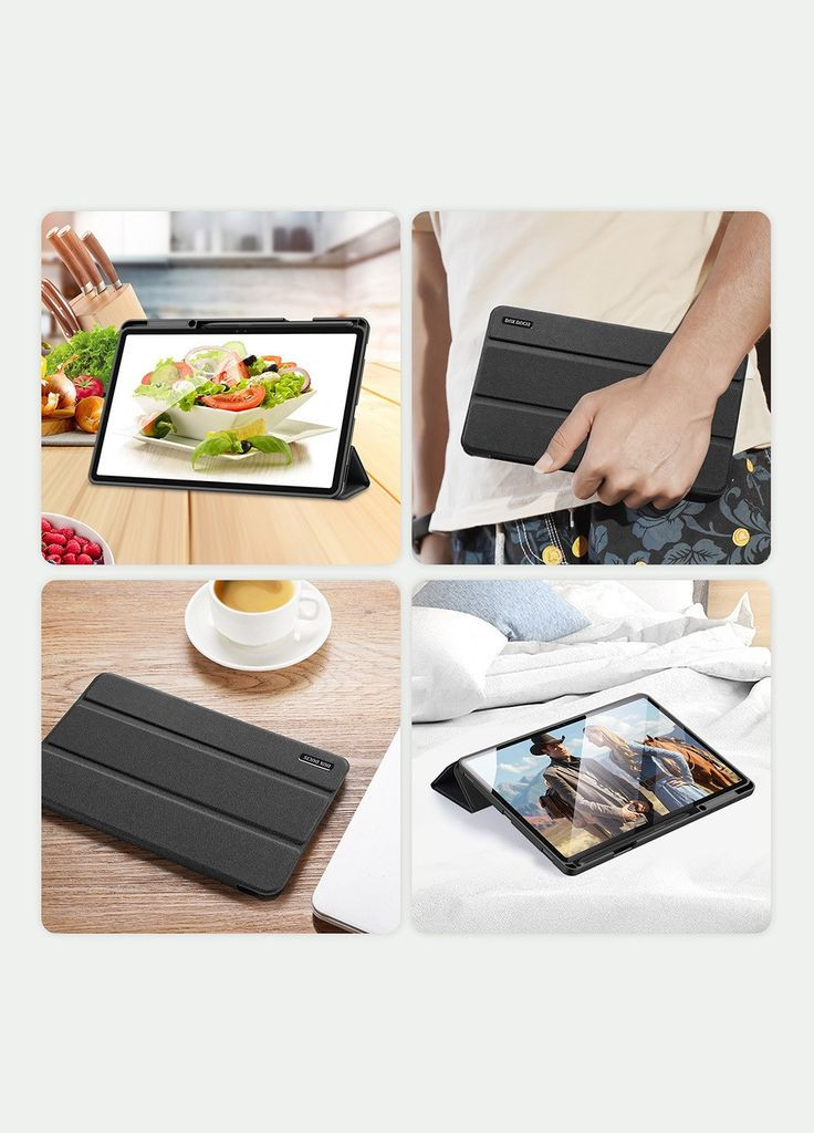 Чохол книжка Domo Series для Samsung Galaxy Tab S9 FE (X510 / X516B) Black Dux Ducis (324234479)