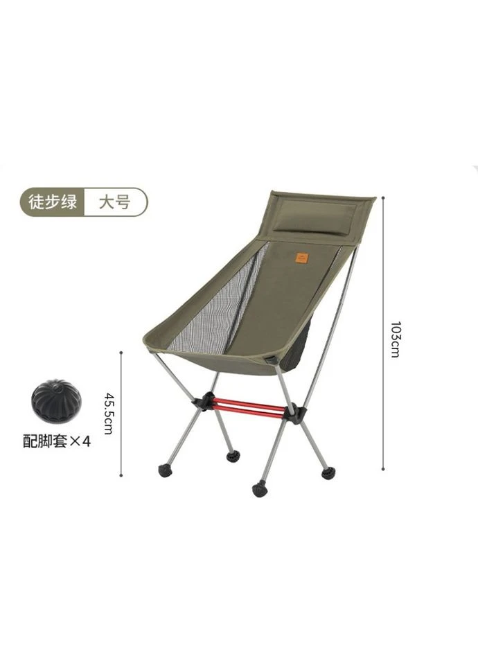 Стілець складаний ультралегкий CNK2350JJ018 Stellaluna L02, алюміній, оливковий Naturehike (393988935)