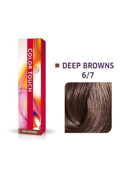 Краска для волос безаммиачная Professionals Color Touch Deep Browns 6/7 Wella Professionals (292736595)