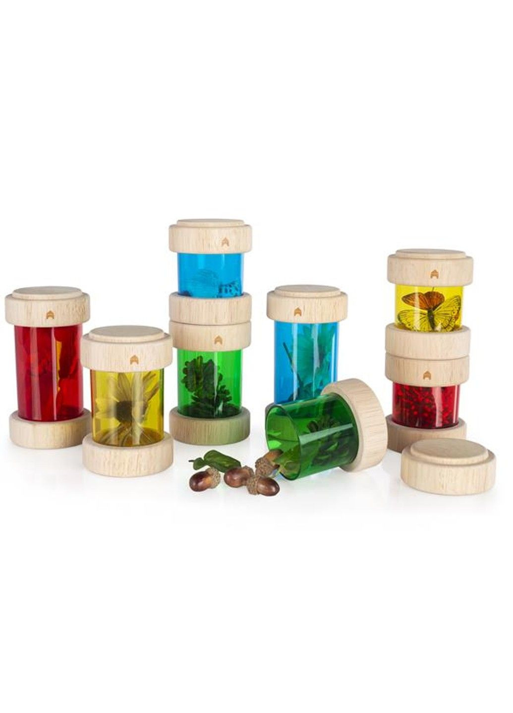 Игровой набор Natural Play Сокровища в цветных баночках (G3087) Guidecraft (335054671)