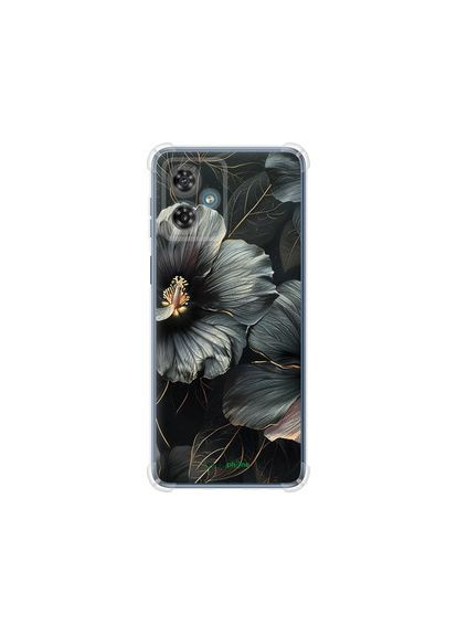 Чохол на Motorola Moto G54 Чорні квіти "6031sp-3339-2448" Endorphone (348078792)