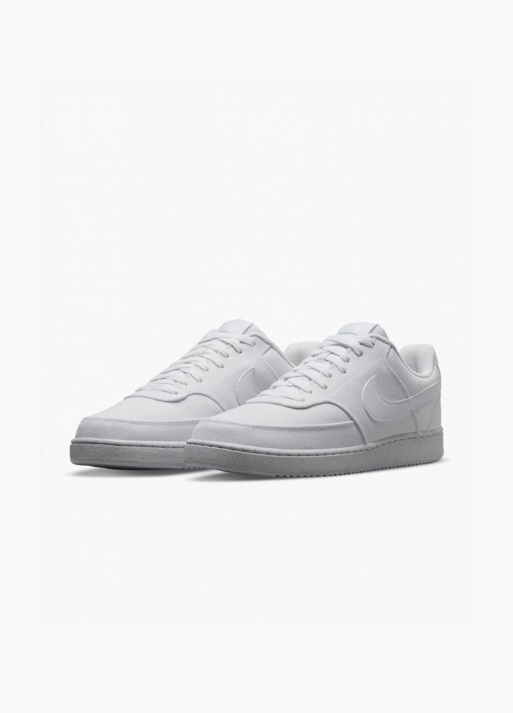 Білі Осінні кросівки чоловічі court vision low next nature white dj6260-100 Nike