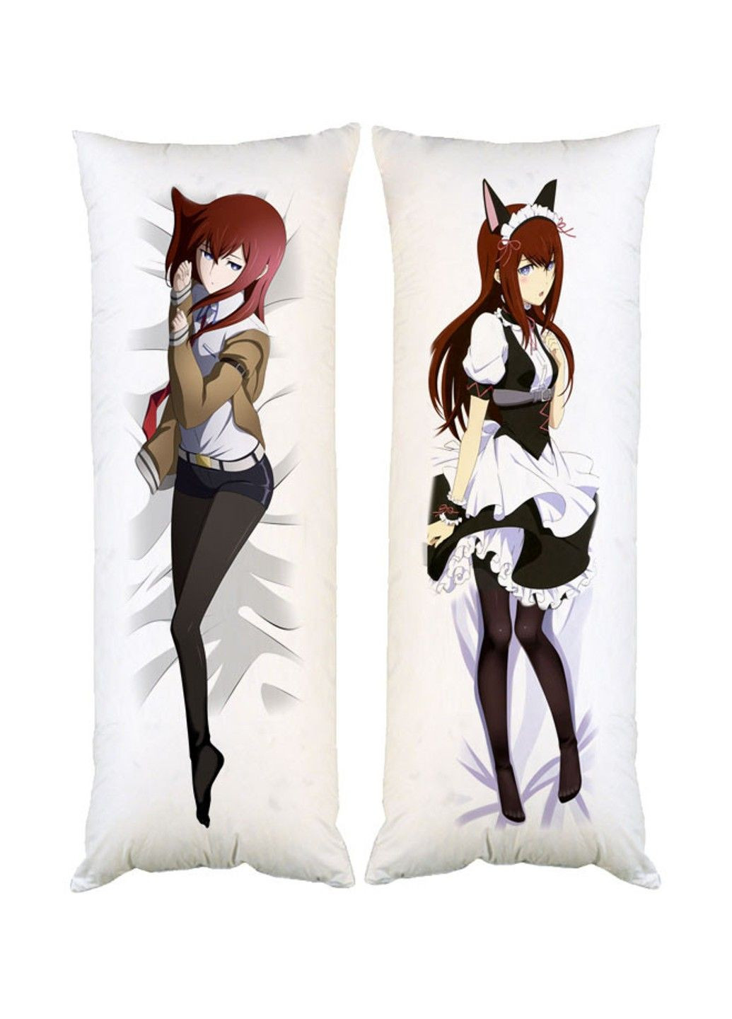 Подушка дакимакура Курису Макисэ декоративная ростовая подушка для обнимания двусторонняя No Brand (328315573)