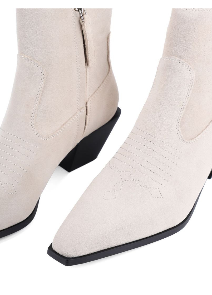 Жіночі Черевики JR1033-1 Рисовий Велюр MIRATON (325609192)