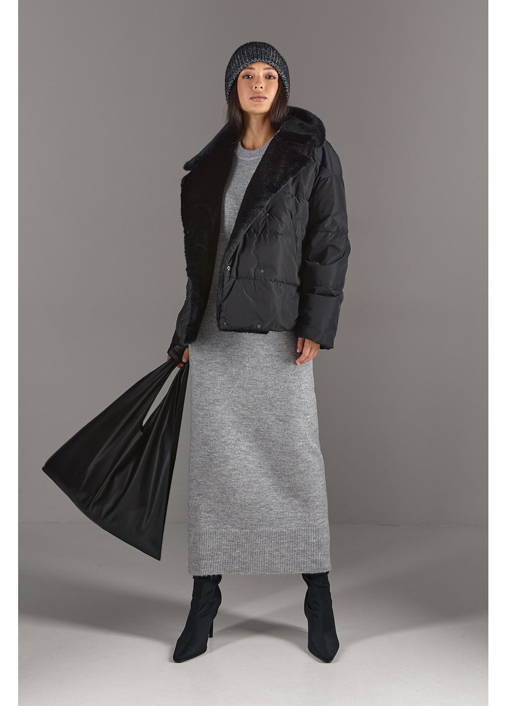 Сіра сукня 2792 Triko Bakh