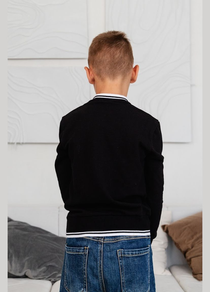 No Brand джемпер для хлопчика hc (h001-6295-091) чорний повсякденний