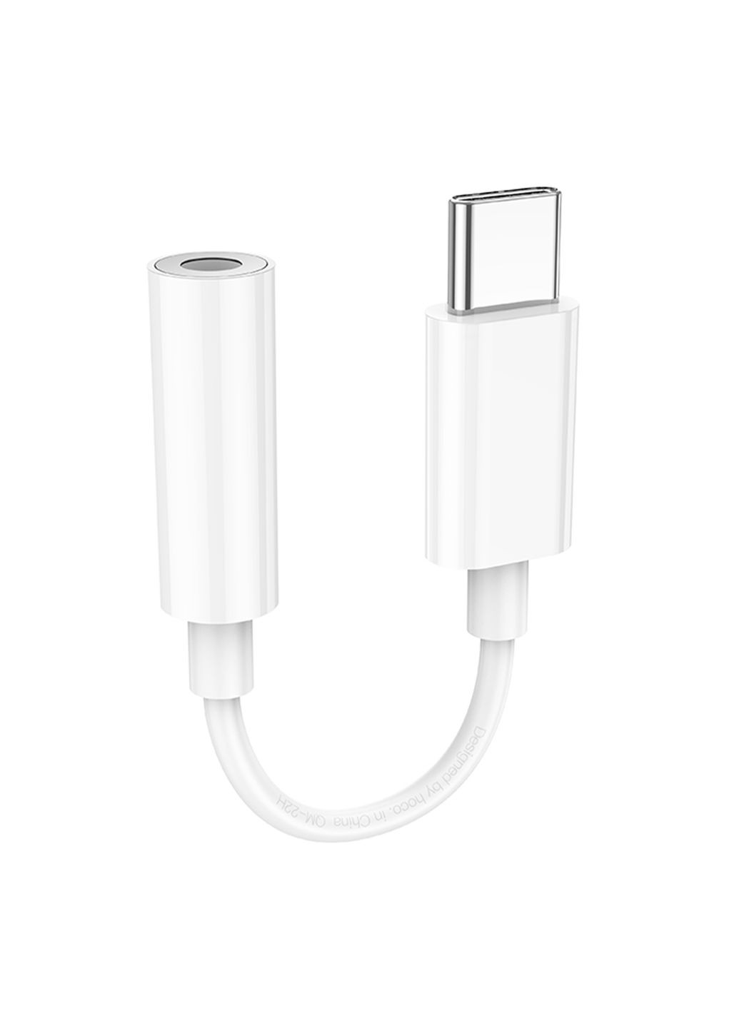 Перехідник LS35 Type-C to AUX 3.5mm (female) 8cm Бiлий Hoco (337995013)