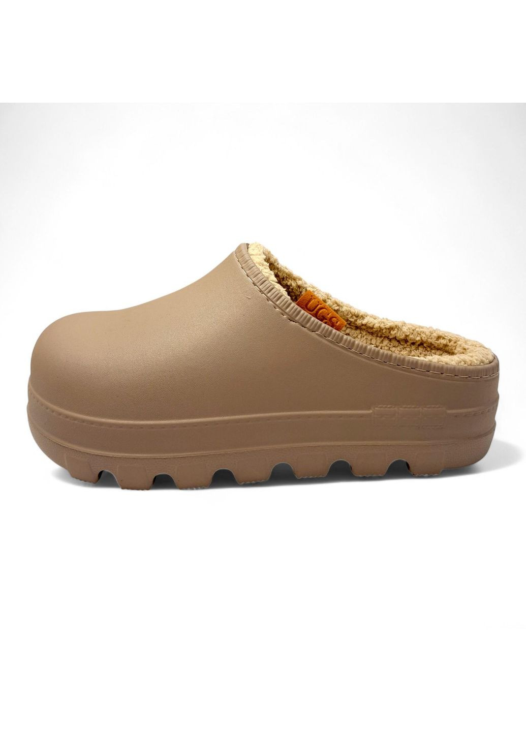 Стильні жіночі утеплені сабо розмір 38 (24,5 см) чорні Gipanis (365873922)