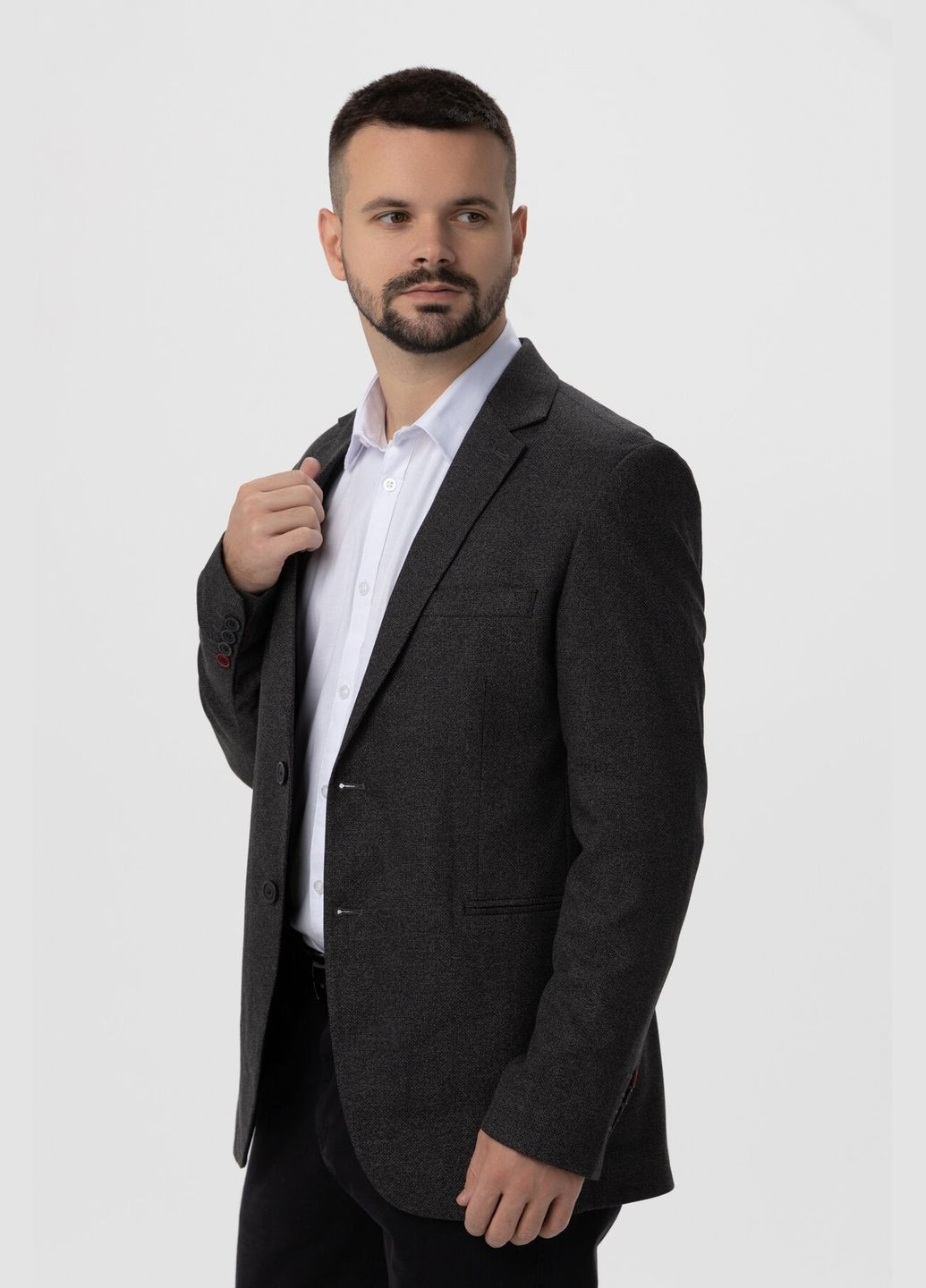 Пиджак однотонный мужской 2231 Темно-серый (2000990178749D) shop (2000990178749) Redpolo (315981062)