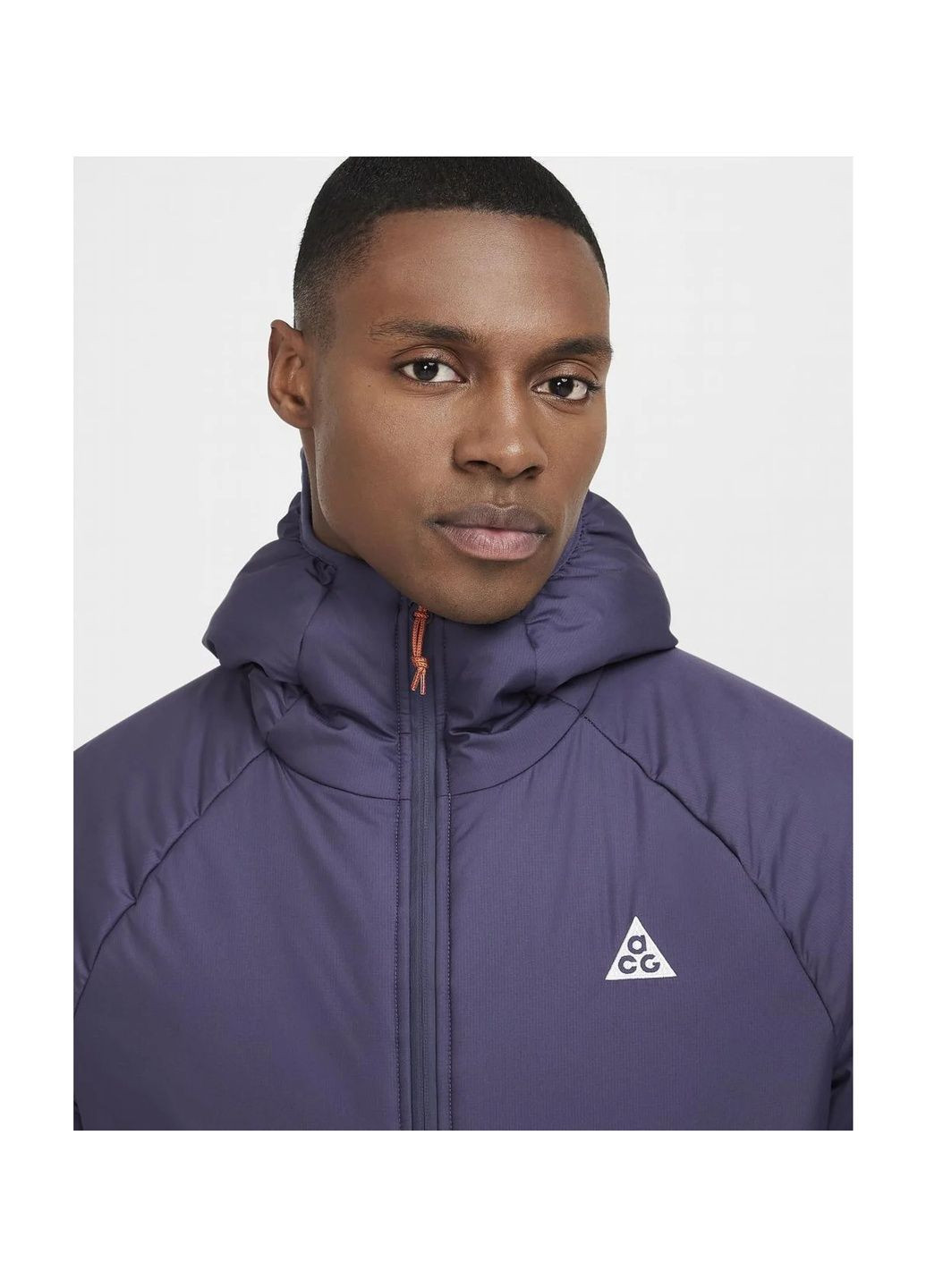 Фіолетова куртка чоловіча acg primaloft® therma-fit adv jacket violet Nike