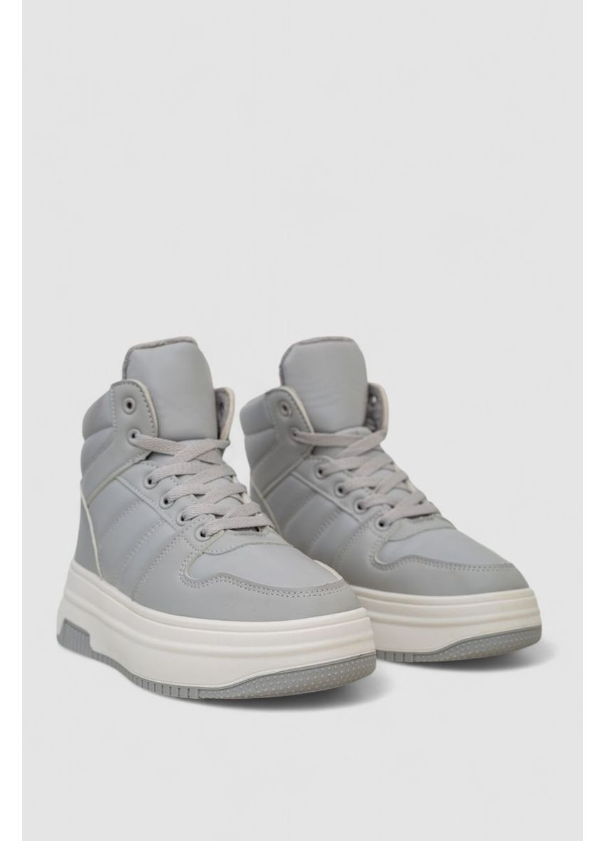 Кросівки жіночі зимові на хутрі, колір чорний, 248RAM022 Stilli сірі всесезони (369971990)