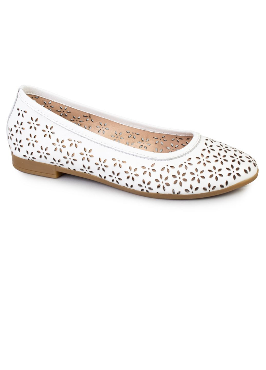 Жіночі балетки жіночі бренду 8200621_(1) ModaMilano | білі натуральна шкіра (294853913)