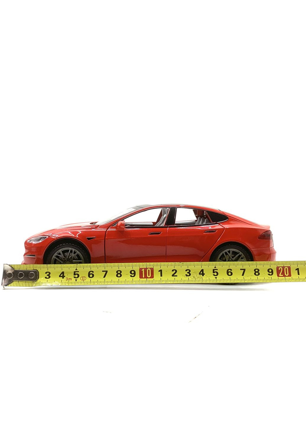 Машина Tesla S инерционная открываются двери капот багажник 21см Красная (AP-1956) No Brand (334003812)