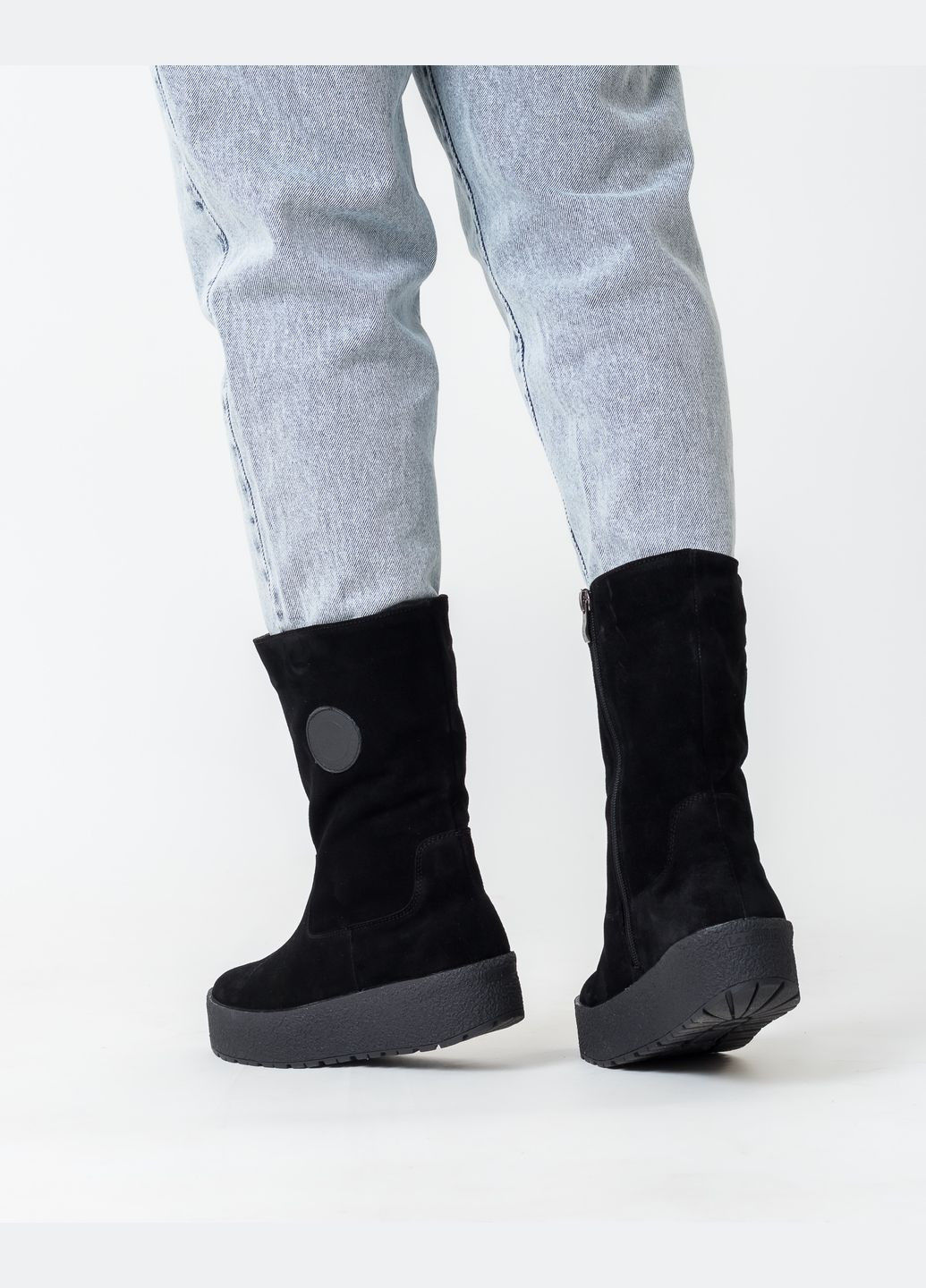 Зимние ботинки (1116цп) Zlett из натуральной замши