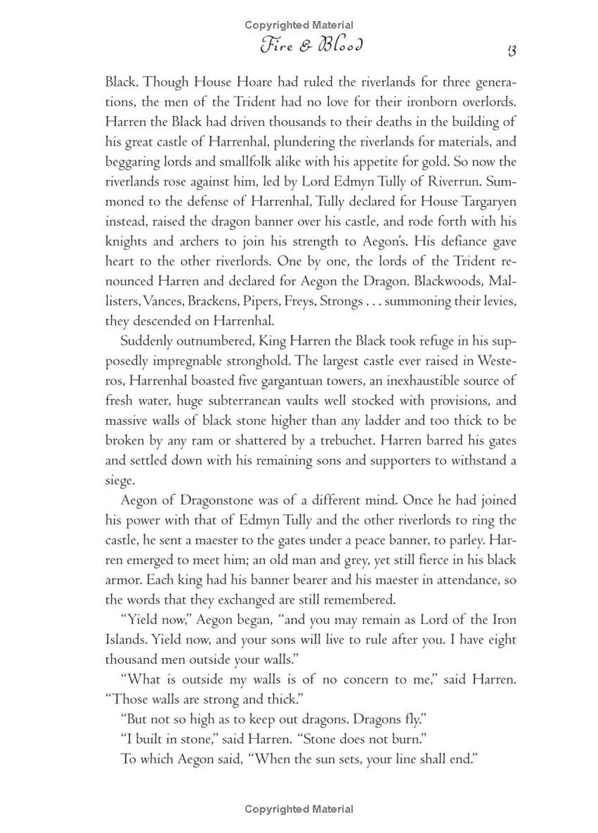 Fire and blood HarperCollins (370394813)