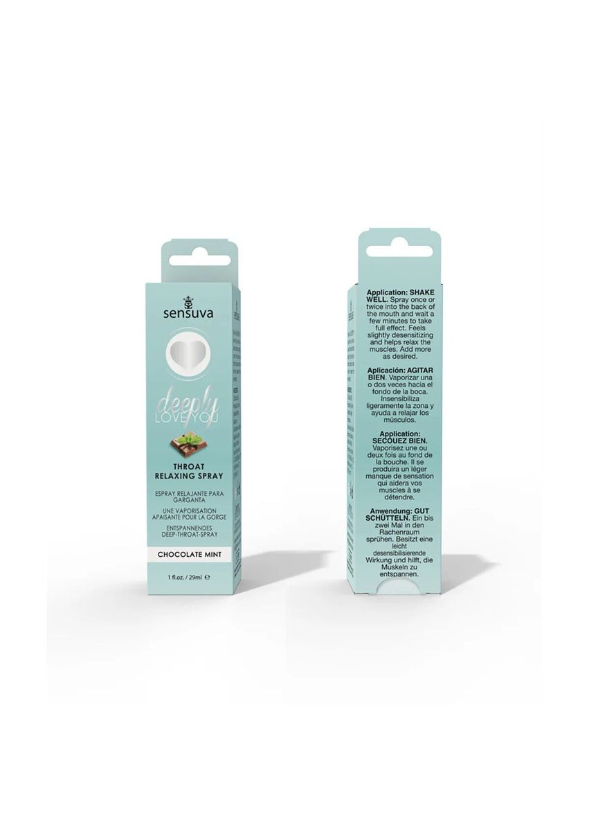 Спрей для мінету Deeply Love You Chocolate Mint (29 мл), для глибокого мінету Sensuva (369780715)