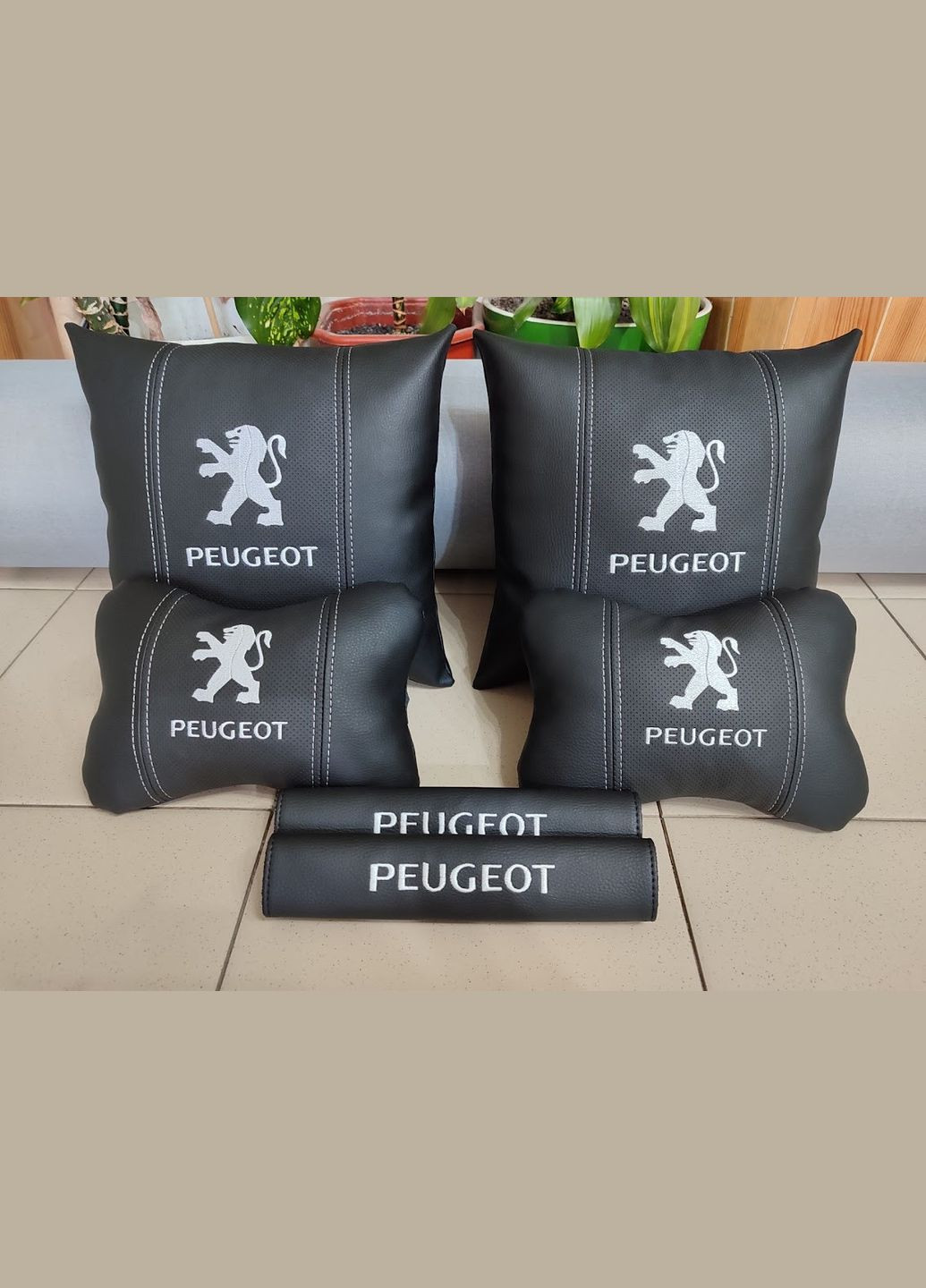 Автоподушка на підголовник подушка в авто Пежо - 041 Peugeot (340489846)