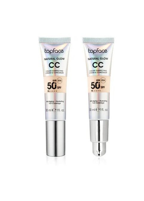 CCкрем и консиллер Natural Glow CC Cream & Concealer 30 мл тонн 005 TopFace (313262783)