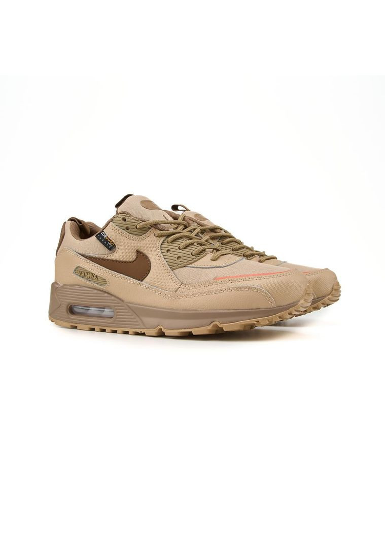 КРОССОВКИ ЖЕНСКИЕ NIKE AIR MAX 90 CORDURA SURPLUS НАЙК АИР МАКС 90 No Brand коричневые демисезоны (368870008)