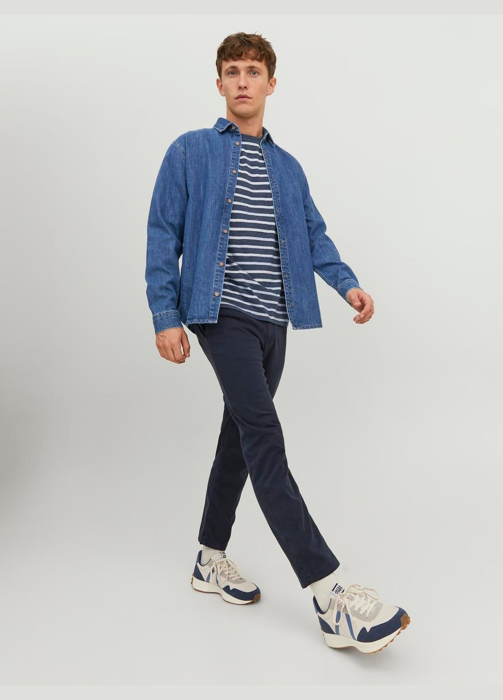 Темно-синие брюки Jack & Jones