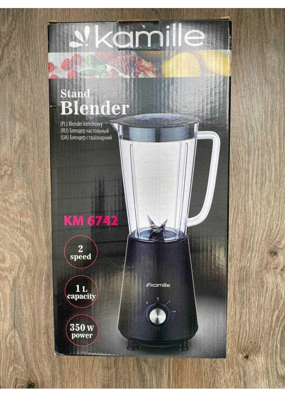 Блендер на 1 литр 350W KM-6742 Kamille (361386596)